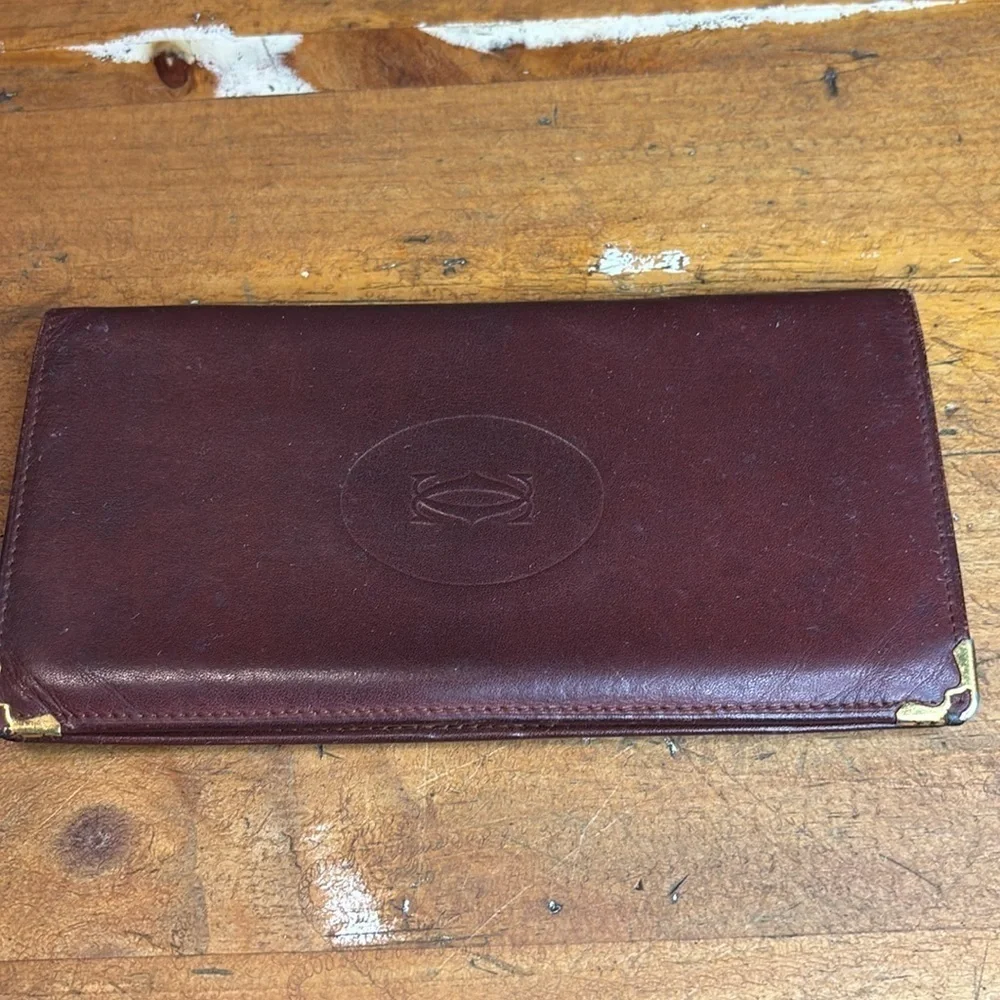 Cartier Bordeaux Long Wallet